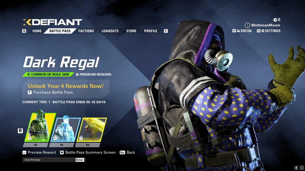 The Dark Regal De Rosa Skin.