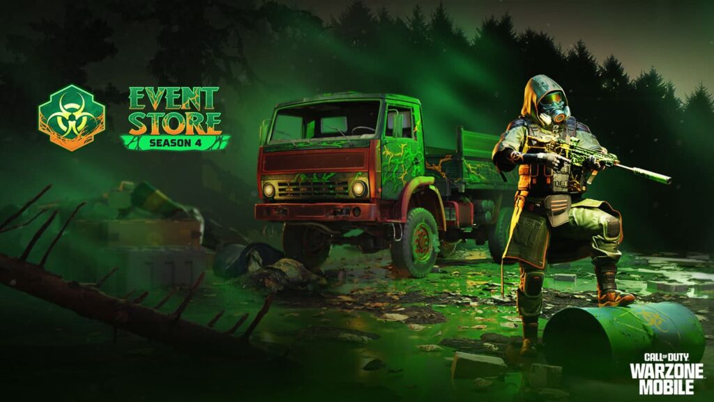 A preview graphic for the Season 4 Event Store.