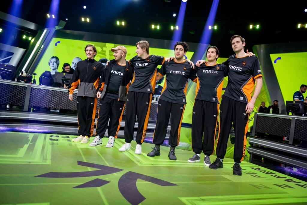 FNATIC, who plays Team Liquid, during the 2024 VCT EMEA 2024 STAGE 1 Week 3 Day 3 at the Riot Games Arena on April 19 2024 in Berlin, Germany 