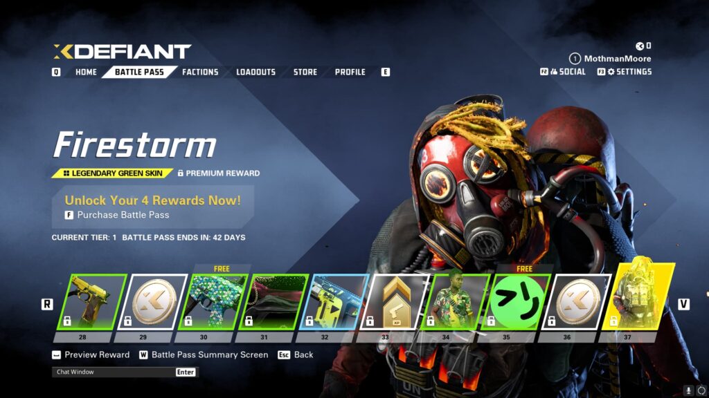XDefiant Firestorm Green skin