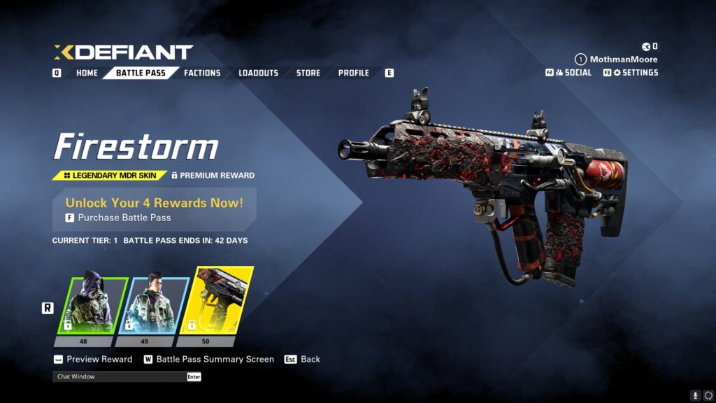 The Firestorm MDR skin.
