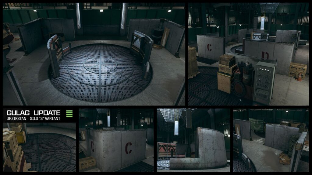 A look at Gulag 3 in Call of Duty: Warzone Season 4.