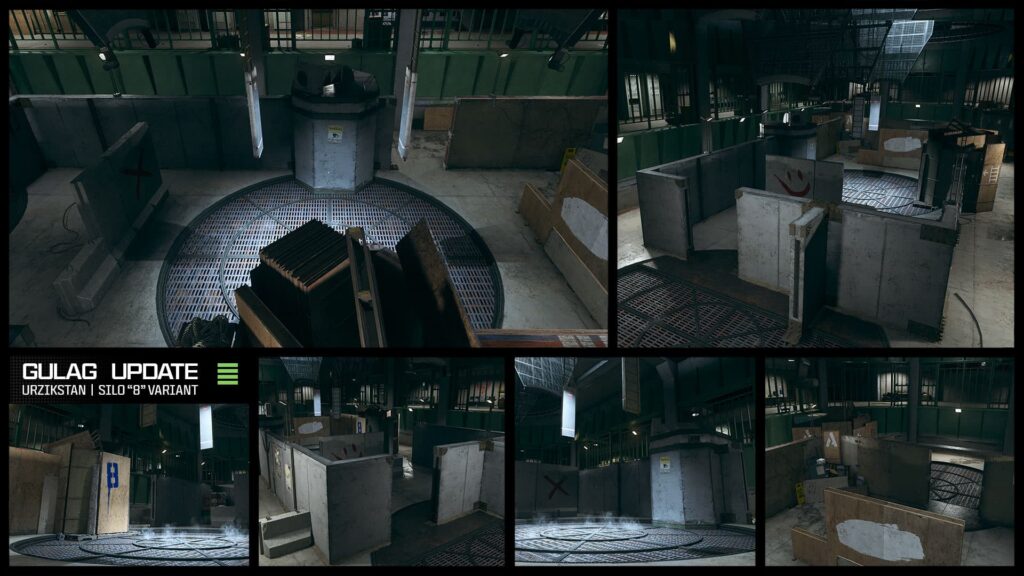 A look at Gulag 8 in Call of Duty: Warzone Season 4.