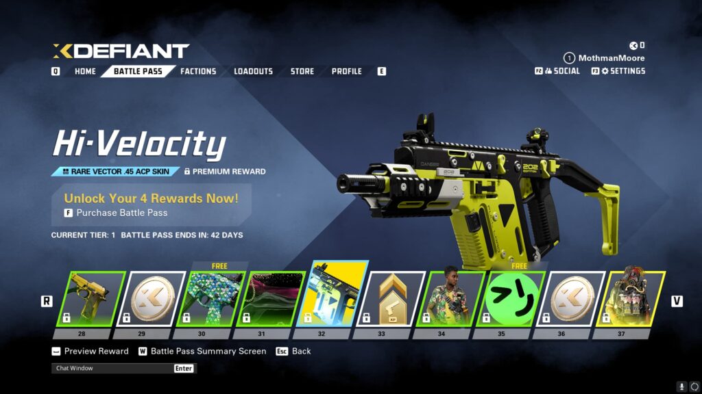 The Hi-Velocity Vector skin.