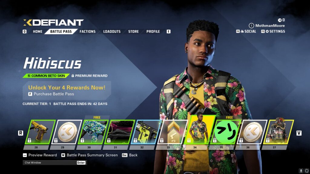 The Hibiscus Beto skin.