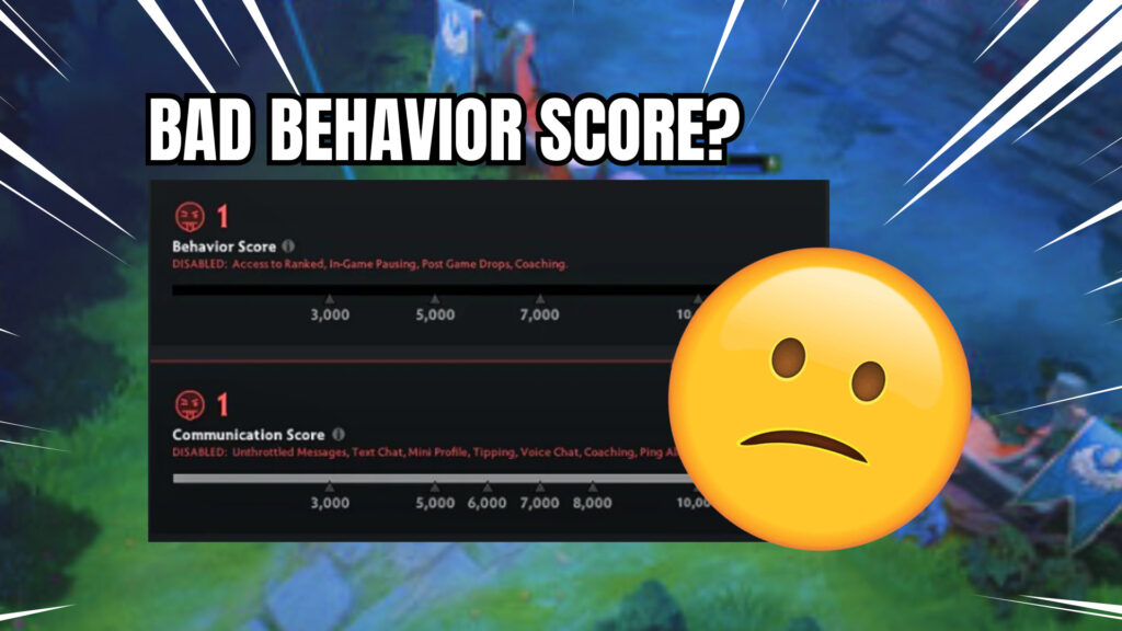 How to increase your Behavior Score in Dota 2