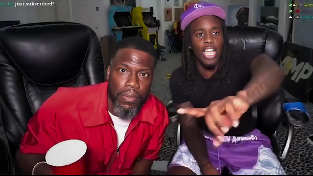Kai Cenat x Kevin Hart viral livestream breaks multiple records