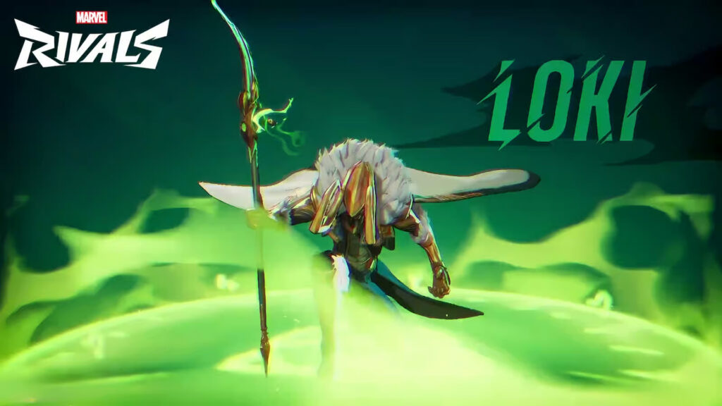 Official image of how Loki is depicted in the Marvel shooter.