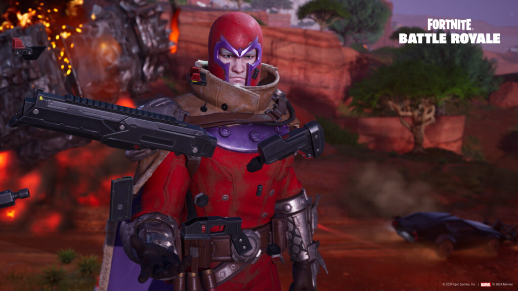 The Magneto Wastelander Fortnite Battle Pass skin