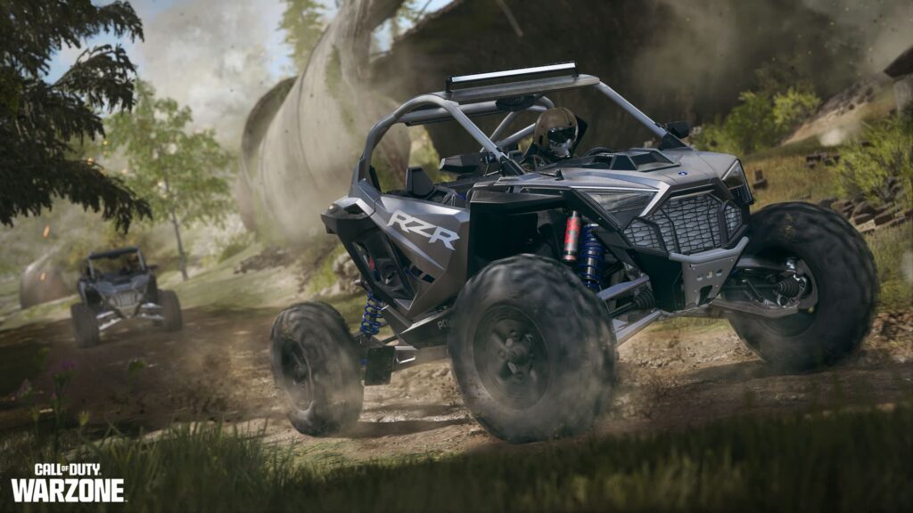 The new Polaris RZR vehicle.