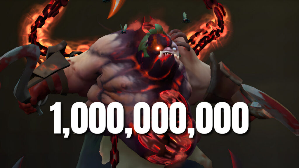 Pudge becomes the first Dota 2 hero to hit ONE BILLION total picks