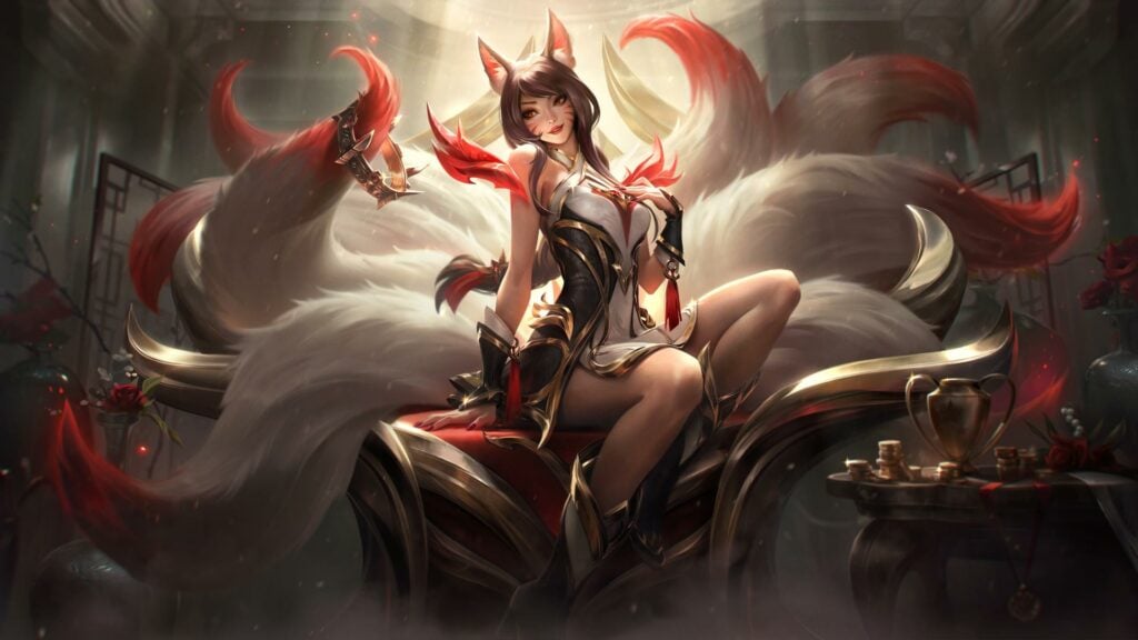 Risen Legend Ahri splash art (via Riot Games)