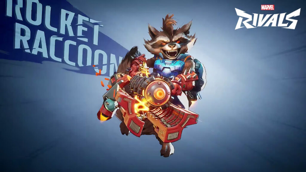 How Rocket Raccoon looks in Marvel Rivals.