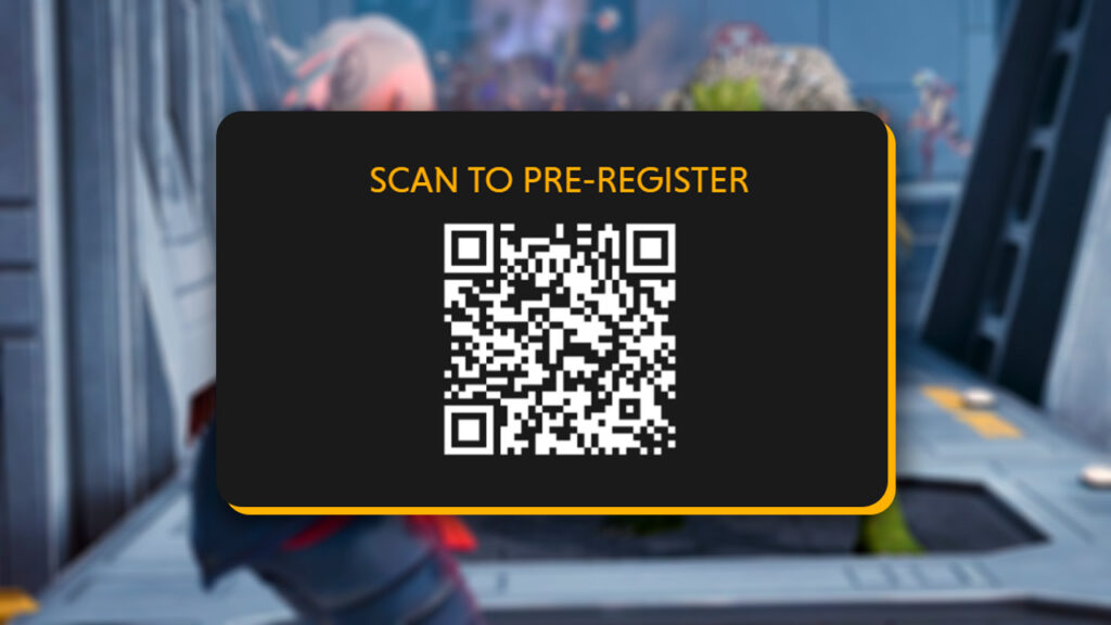 Star Wars: Hunters pre-register QR code