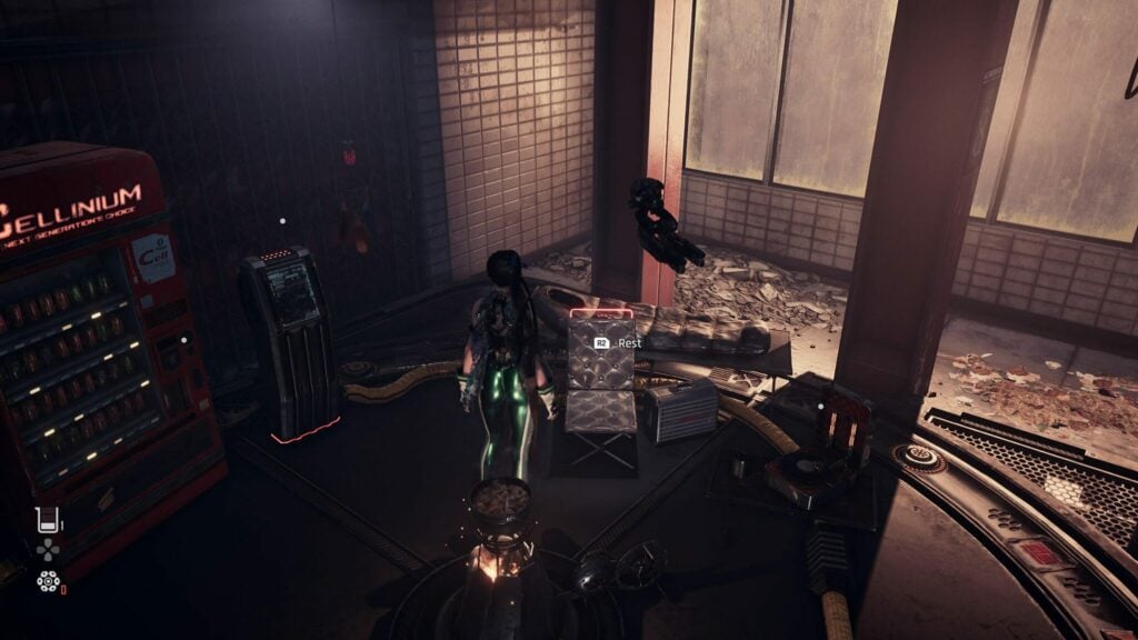 Stellar Blade has resting stations, which serve as resting points for Eve to spend her collected resources and respawn enemies around the world, just like in Dark Souls, the OG soulslike.