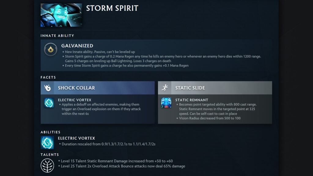 Storm Spirit, one of Dota 7.36 Best Heroes