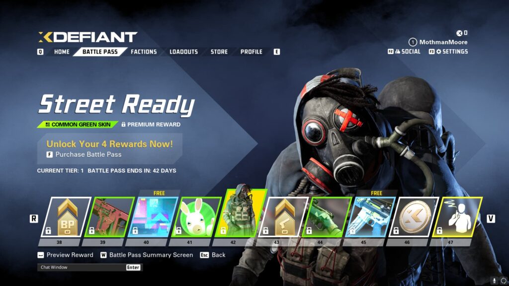 The Street Ready Green skin.