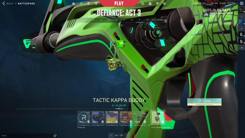 The Tactic Kappa Buddy.