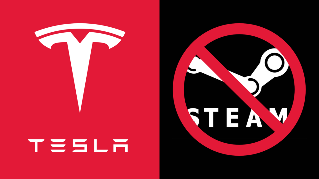 Tesla drops support for Steam in new vehicles