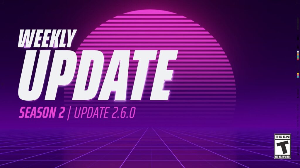 The Weekly Update image for The Finals 2.6.0 patch and the store refresh.