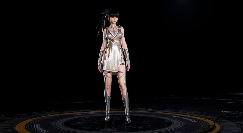 A look at the White Kunoichi Suit, coming with Stellar Blade patch 1.003.