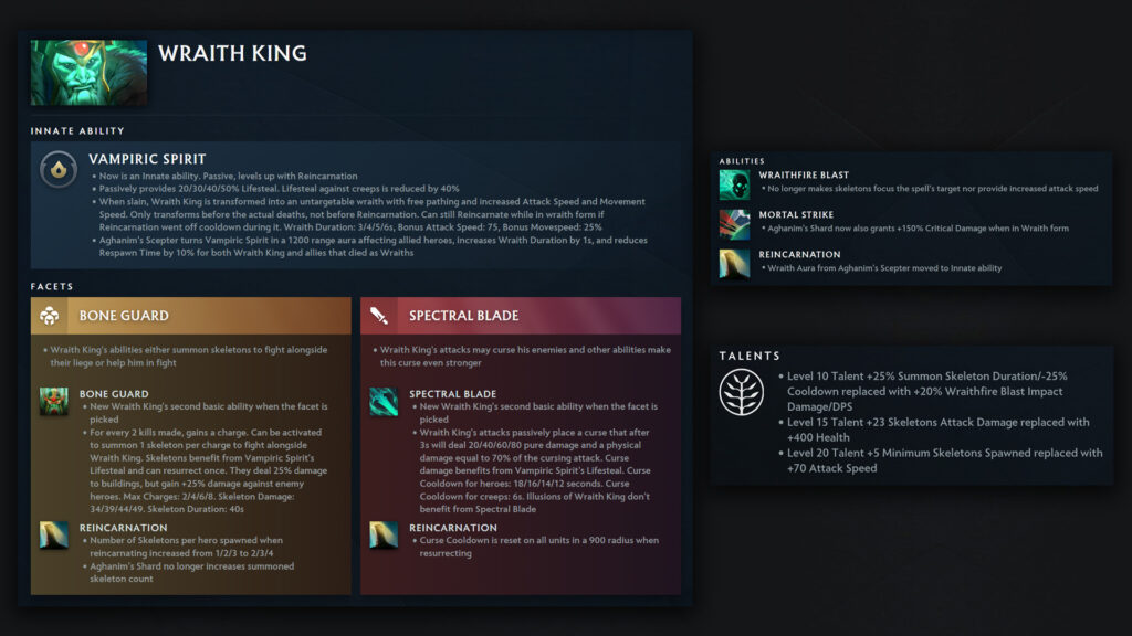 Wraith King, one of Dota 7.36 Best Heroes