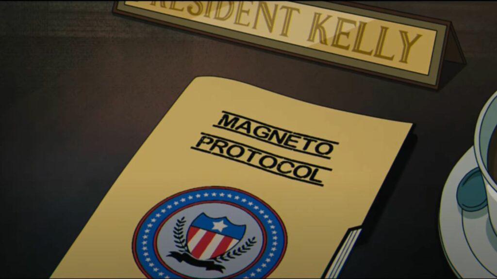 The United Nations launches the Magneto Protocol in X-Men 97 season 1.