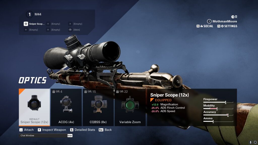 A look at the optic attachments in XDefiant.