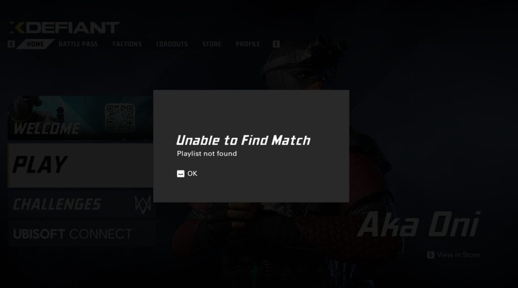 How to Fix XDefiant Playlist Not Found