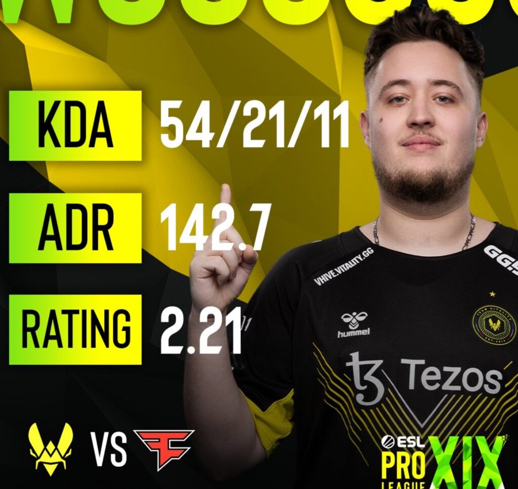 Vitality vs FaZe: Vitality moves on to the semifinal