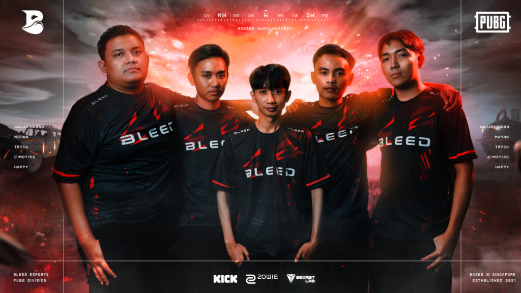 BLEED Esports announces PUBG team ahead of PUBG Global Series 2024 Phase 3