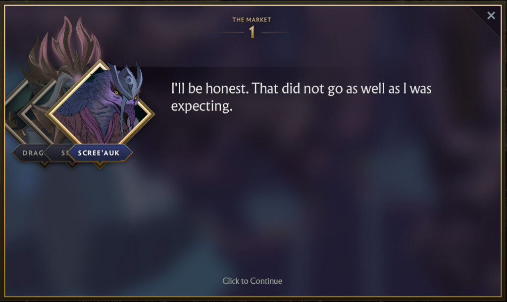 Crownfall lore - The Market 1 - 5