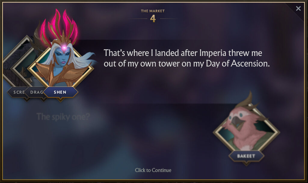 Crownfall lore - The Market 4 - 5