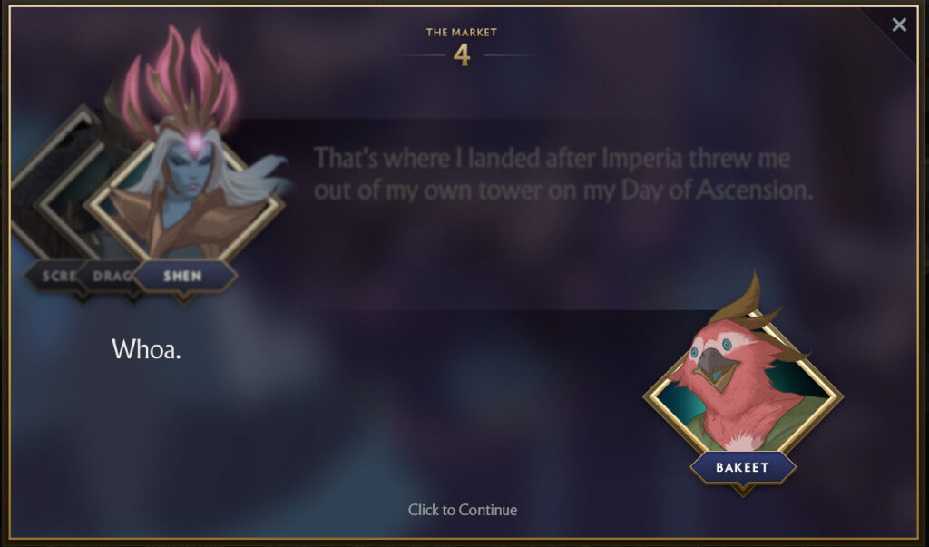 Crownfall lore - The Market 4 - 6