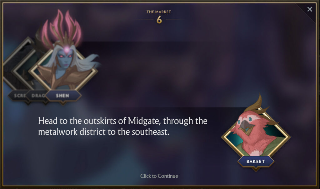 Crownfall lore - The Market 6 - 2