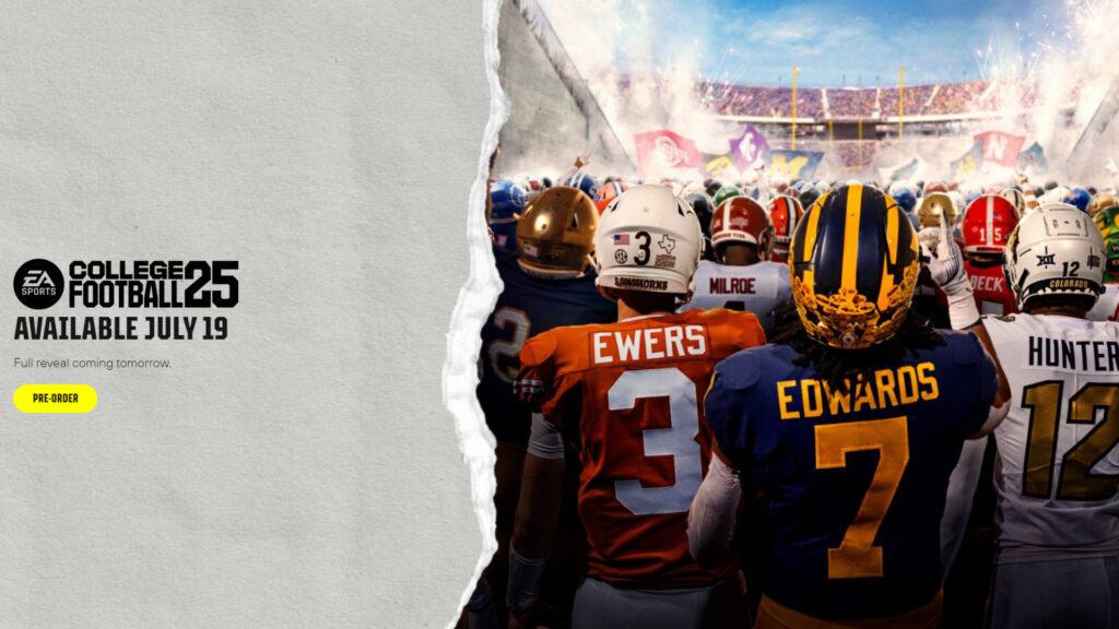 EA Sports College Football 25 release date and price confirmed