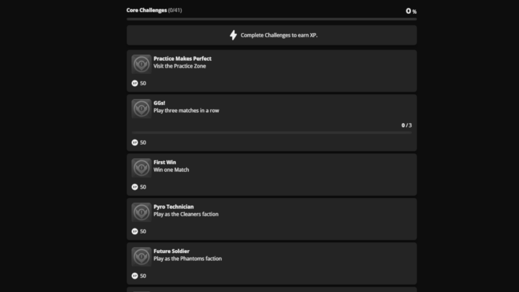 XDefiant core challenges