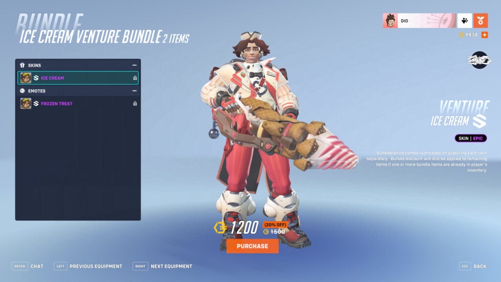 Ice Cream Venture skin