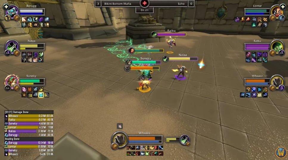 Bikini Bottom Mafia versus Echo in WoW AWC Cup 3 EU