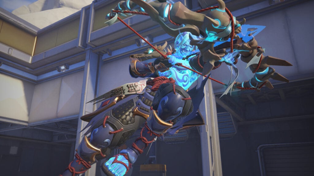 Hanzo's mythic skin in Overwatch 2