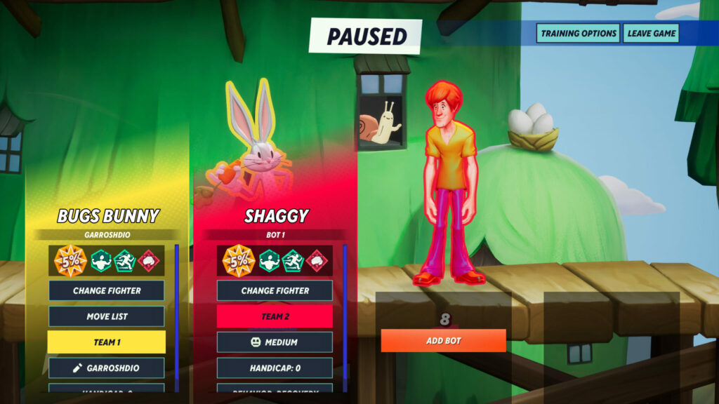 MultiVersus training mode 