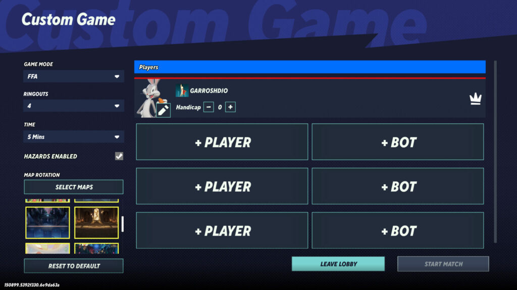 MultiVersus custom games