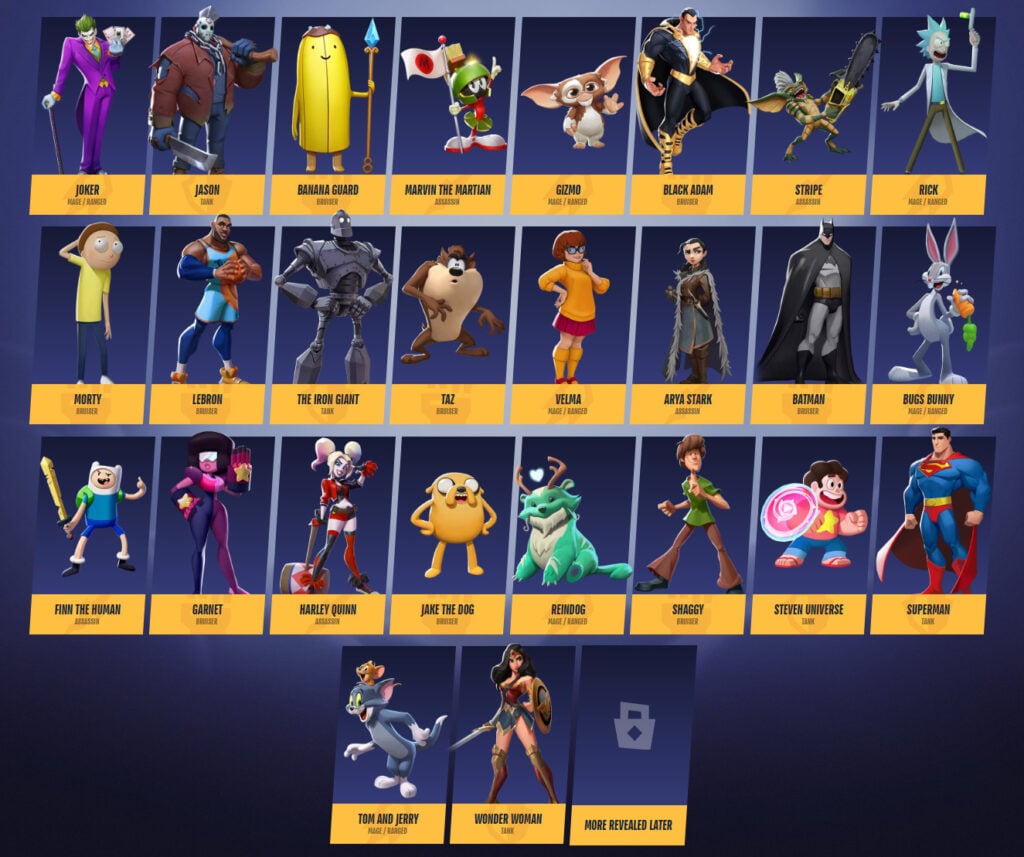 MultiVersus characters screenshot