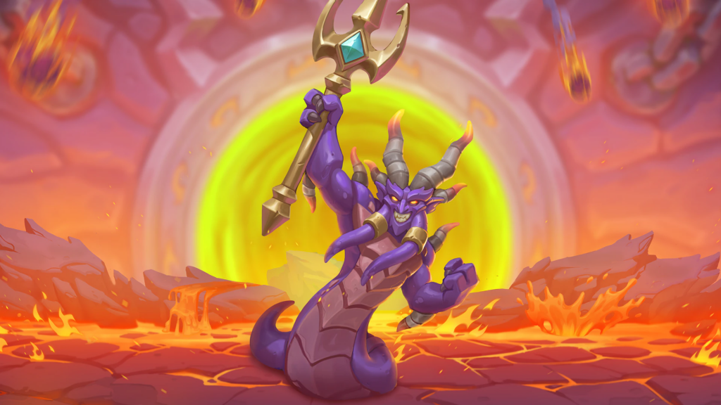 Lucifron is the Wing 1 boss in Warcraft Rumble