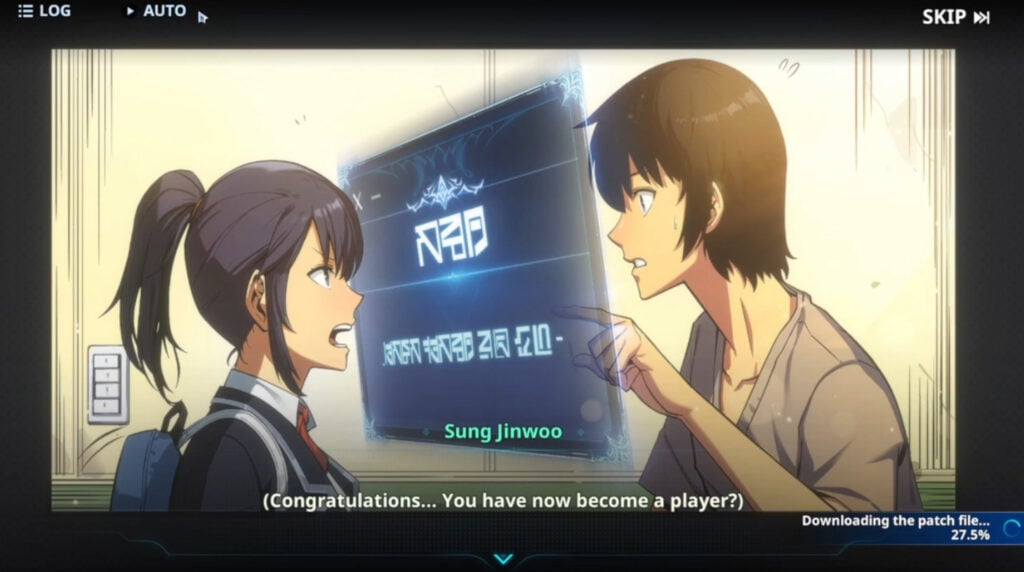 Solo Leveling ARISE cutscene screenshot 