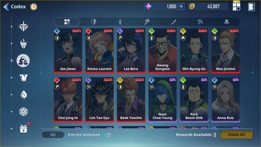 Screenshot including Seo Jiwoo, Nam Chae-Young, Park Beom-Shik, and Anna Ruiz