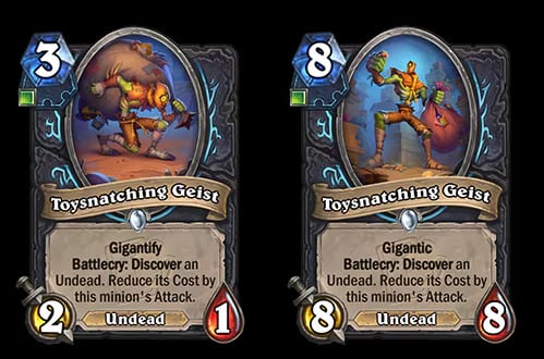 Toysnatching Geist in Hearthstone patch 29.4