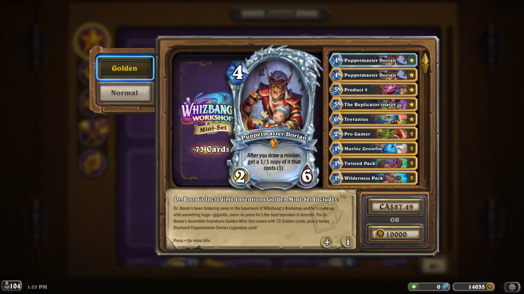 Diamond Puppetmaster Dorian screenshot