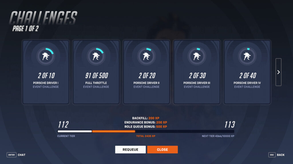 Match victories grant double the progress 