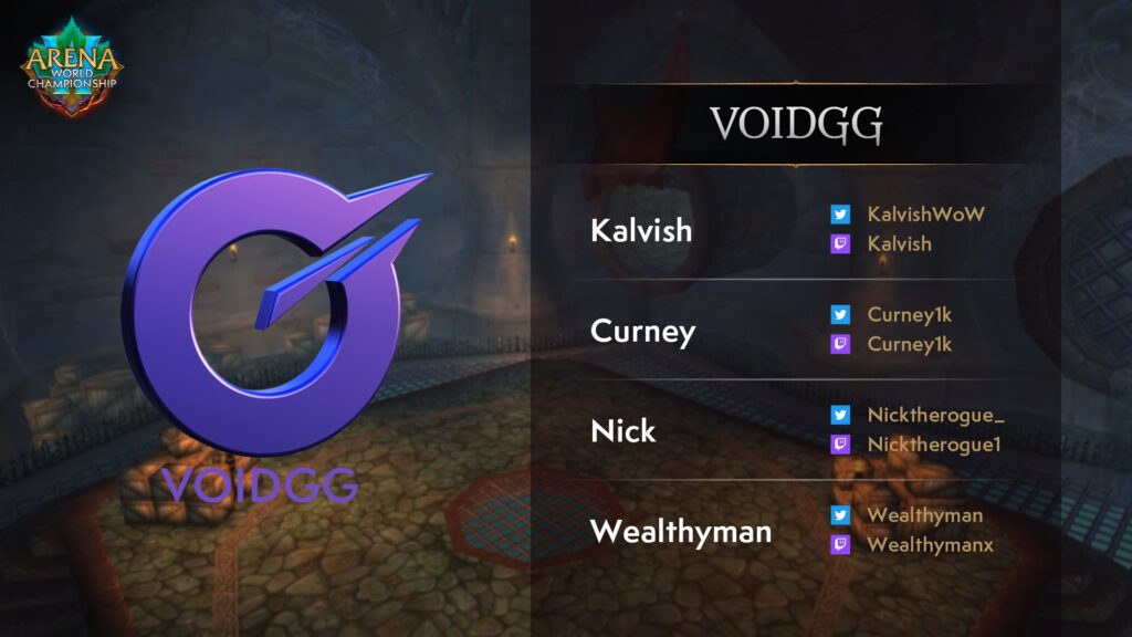WoW AWC Cup 4 NA Voidgg players